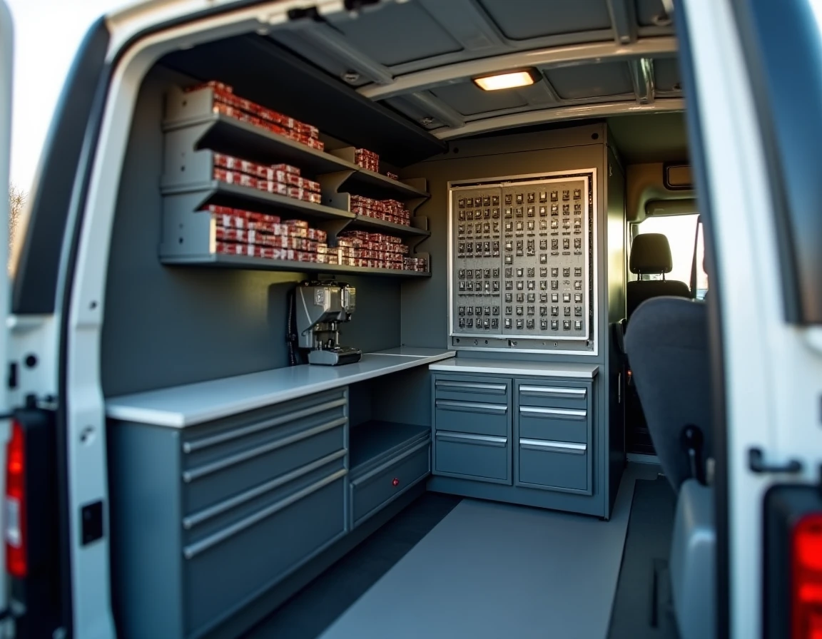 Fully Stocked Van — Unlock and Drive licensed locksmith